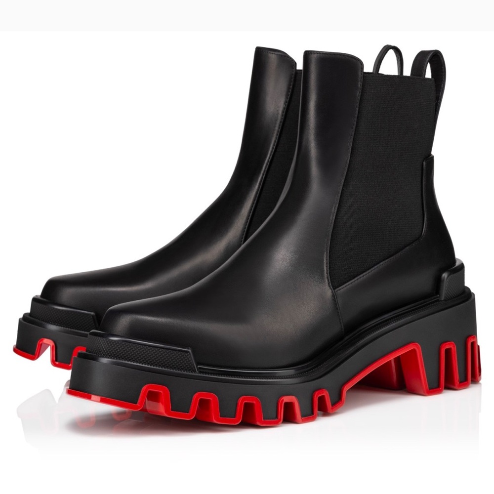 Christian Louboutin
Marchacroche Duna Calf Leather Booties Size 39